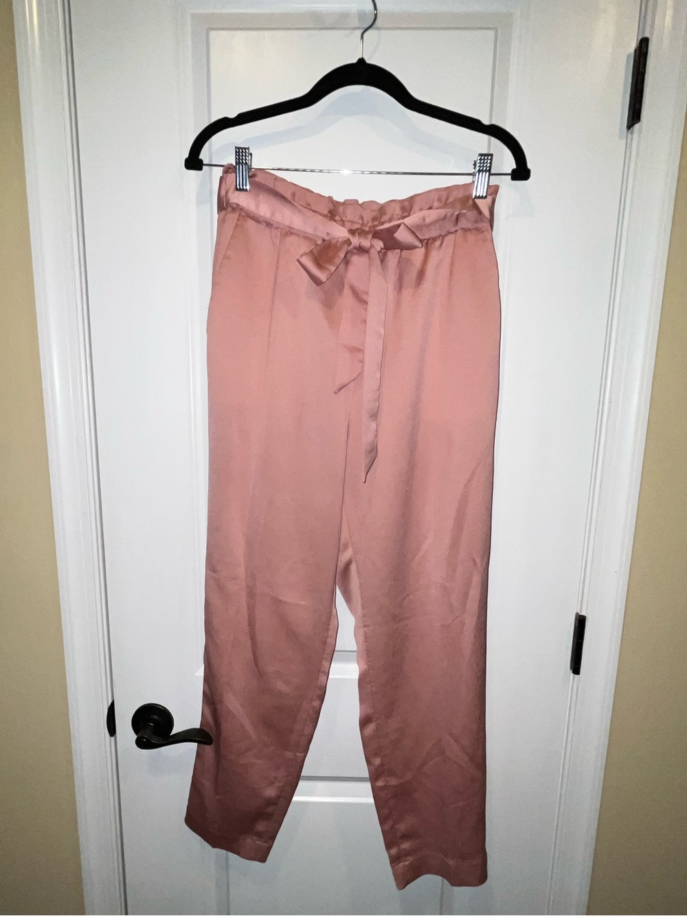 Express Blush Pink Waist Tie Pants Women’s Small